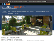 Tablet Screenshot of hotellouisiane.fr